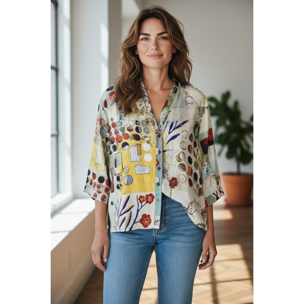 Sparrow Blouse w/ Buttons