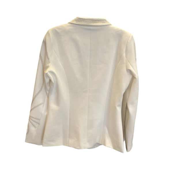 Studded Blazer- White
