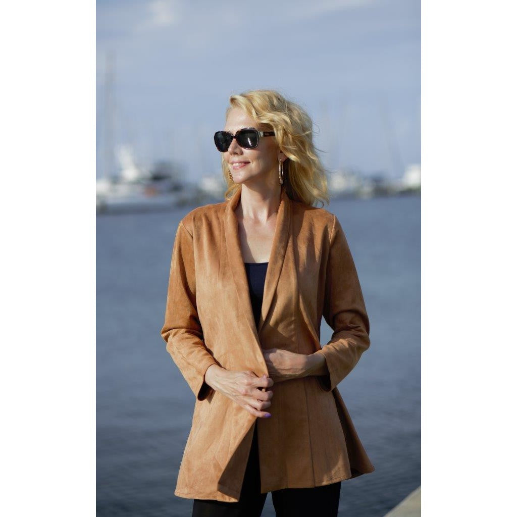Ultrasuede Duster (Available in Black or Camel)