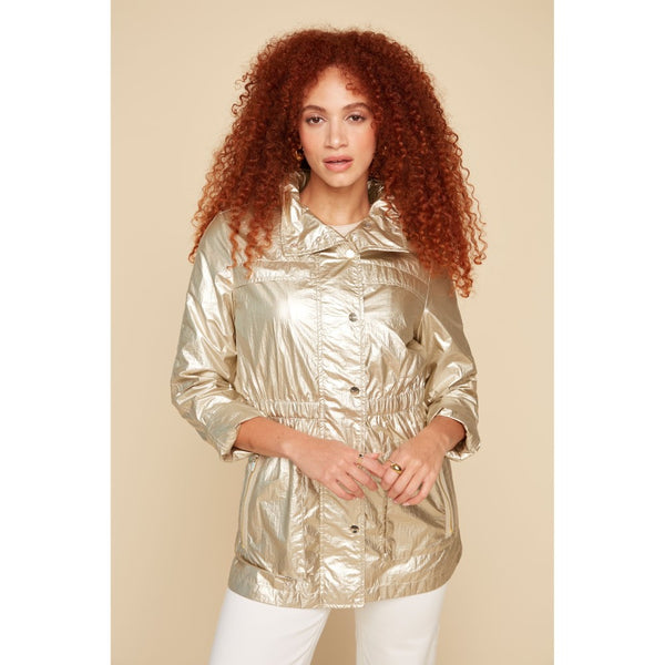 Metallic Windbreaker